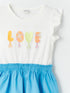 LC Waikiki Crew Neck Embroidered Girl Dress
